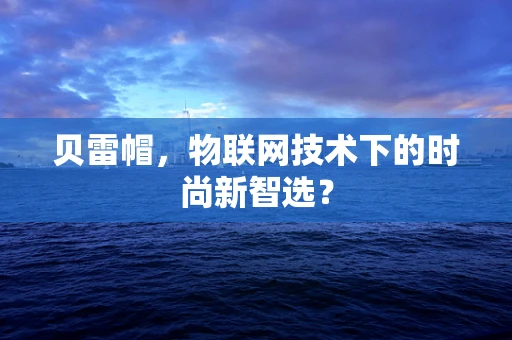 贝雷帽，物联网技术下的时尚新智选？