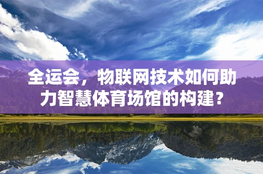 全运会，物联网技术如何助力智慧体育场馆的构建？