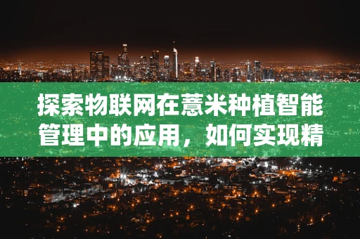 探索物联网在薏米种植智能管理中的应用，如何实现精准灌溉与病虫害监测？