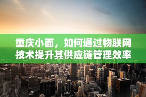 重庆小面，如何通过物联网技术提升其供应链管理效率？