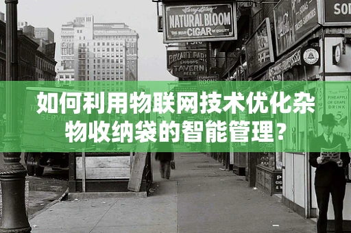 如何利用物联网技术优化杂物收纳袋的智能管理？