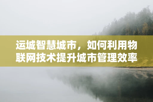 运城智慧城市，如何利用物联网技术提升城市管理效率？