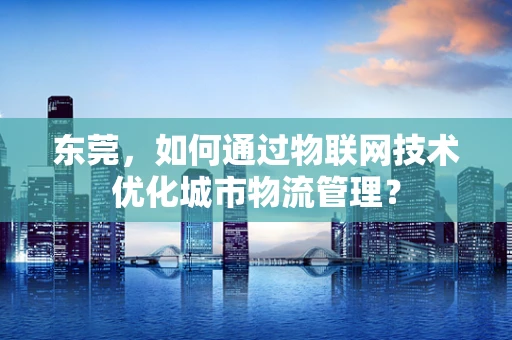 东莞，如何通过物联网技术优化城市物流管理？