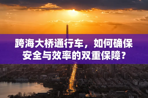 跨海大桥通行车，如何确保安全与效率的双重保障？