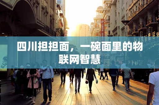 四川担担面，一碗面里的物联网智慧