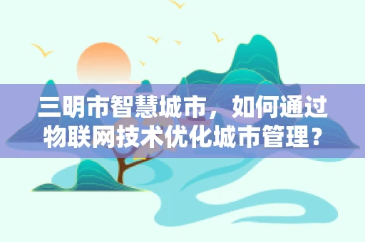 三明市智慧城市，如何通过物联网技术优化城市管理？