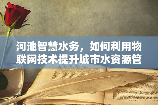 河池智慧水务，如何利用物联网技术提升城市水资源管理效率？
