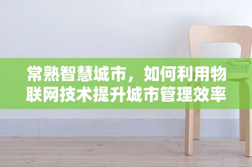 常熟智慧城市，如何利用物联网技术提升城市管理效率？