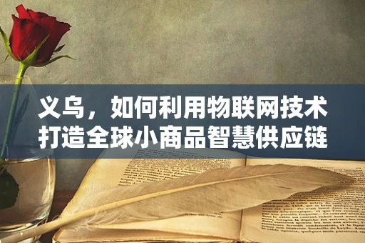 义乌，如何利用物联网技术打造全球小商品智慧供应链？