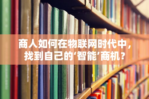 商人如何在物联网时代中，找到自己的‘智能’商机？
