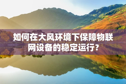 如何在大风环境下保障物联网设备的稳定运行？