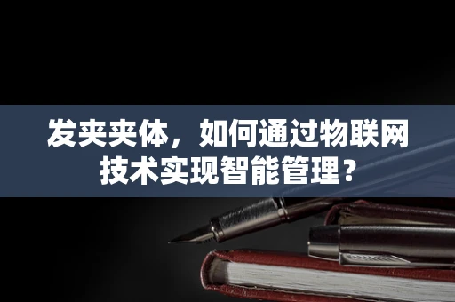 发夹夹体，如何通过物联网技术实现智能管理？
