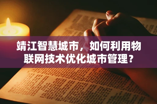 靖江智慧城市，如何利用物联网技术优化城市管理？