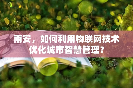 南安，如何利用物联网技术优化城市智慧管理？