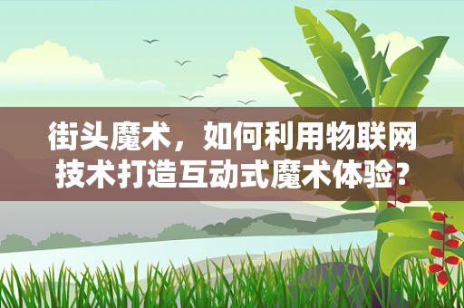 街头魔术，如何利用物联网技术打造互动式魔术体验？