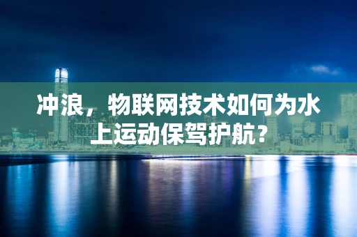 冲浪，物联网技术如何为水上运动保驾护航？