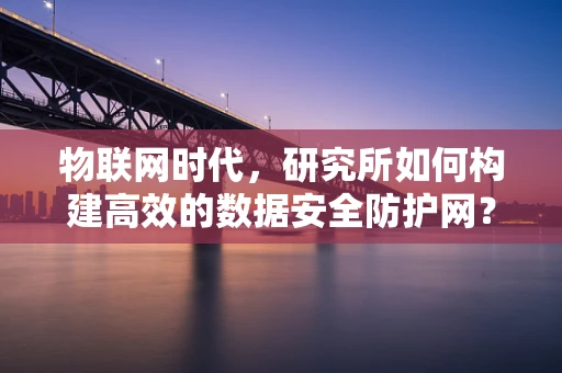 物联网时代，研究所如何构建高效的数据安全防护网？