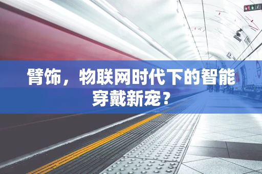 臂饰，物联网时代下的智能穿戴新宠？
