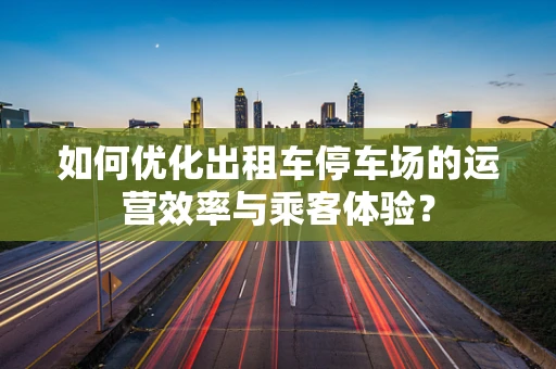 如何优化出租车停车场的运营效率与乘客体验？