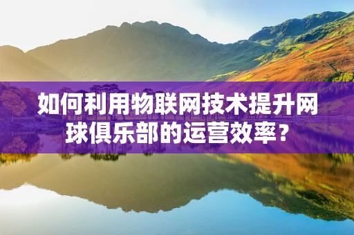 如何利用物联网技术提升网球俱乐部的运营效率？