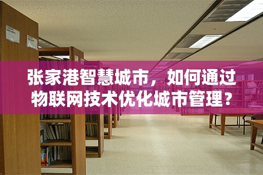 张家港智慧城市，如何通过物联网技术优化城市管理？