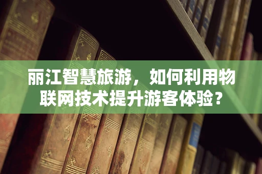 丽江智慧旅游，如何利用物联网技术提升游客体验？