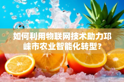 如何利用物联网技术助力邛崃市农业智能化转型？
