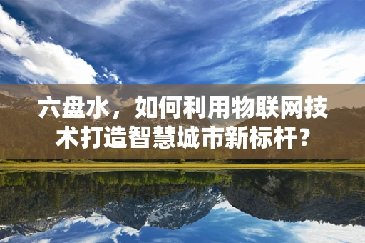 六盘水，如何利用物联网技术打造智慧城市新标杆？