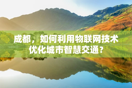成都，如何利用物联网技术优化城市智慧交通？