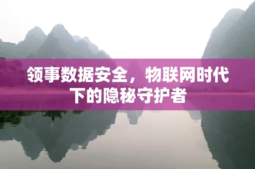 领事数据安全，物联网时代下的隐秘守护者