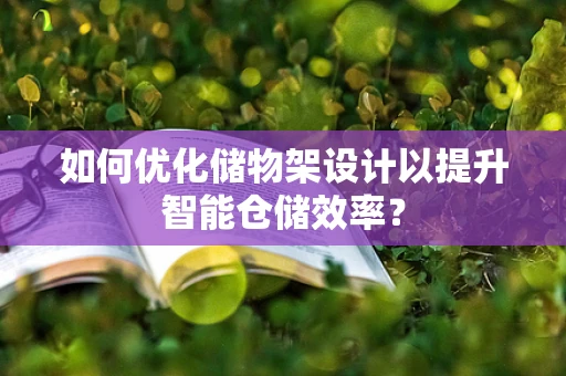 如何优化储物架设计以提升智能仓储效率？