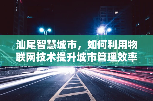 汕尾智慧城市，如何利用物联网技术提升城市管理效率？