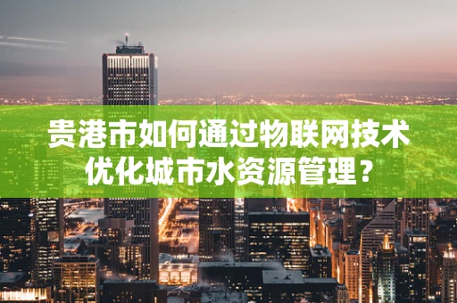 贵港市如何通过物联网技术优化城市水资源管理？