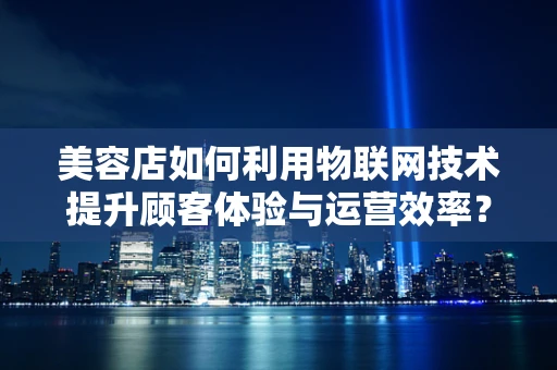 美容店如何利用物联网技术提升顾客体验与运营效率？