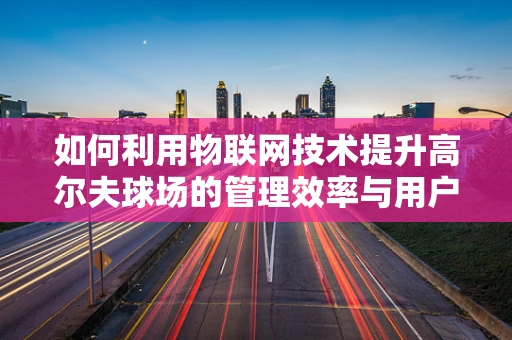 如何利用物联网技术提升高尔夫球场的管理效率与用户体验？
