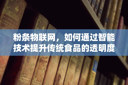 粉条物联网，如何通过智能技术提升传统食品的透明度与安全？