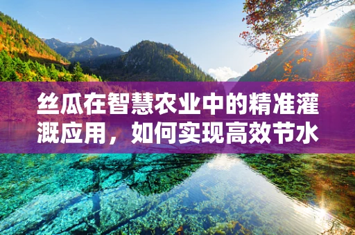 丝瓜在智慧农业中的精准灌溉应用，如何实现高效节水？