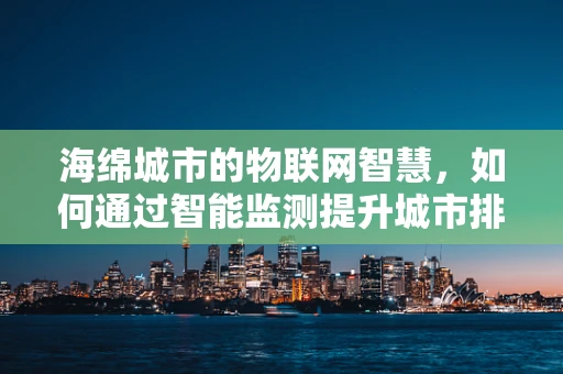海绵城市的物联网智慧，如何通过智能监测提升城市排水效率？