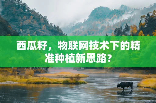 西瓜籽，物联网技术下的精准种植新思路？