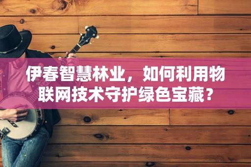 伊春智慧林业，如何利用物联网技术守护绿色宝藏？