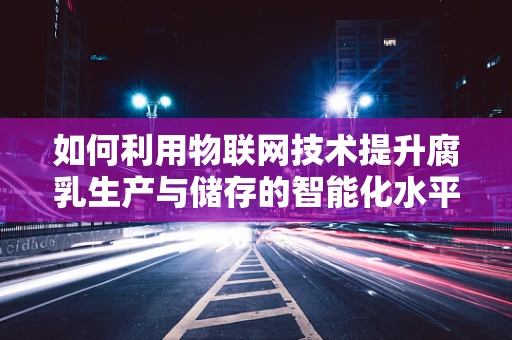 如何利用物联网技术提升腐乳生产与储存的智能化水平？