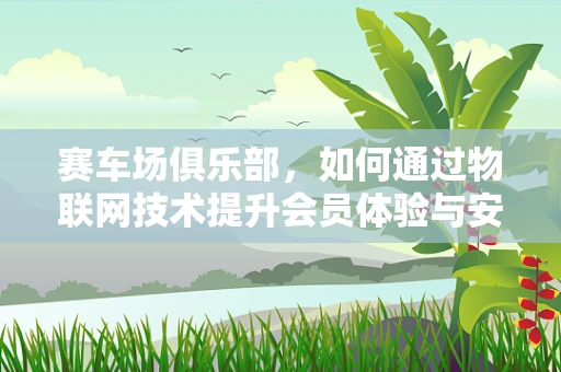 赛车场俱乐部，如何通过物联网技术提升会员体验与安全管理？