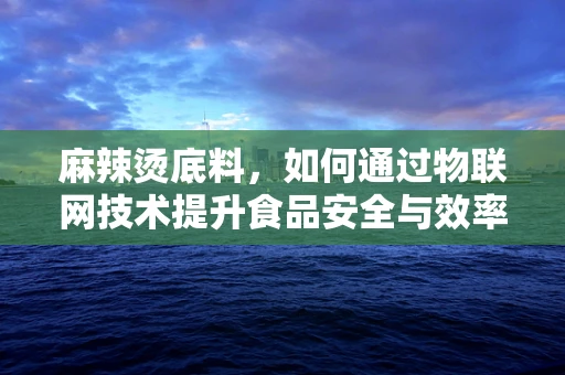 麻辣烫底料，如何通过物联网技术提升食品安全与效率？